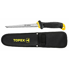Ножівка по гіпсокартону TOPEX, 150мм, 8TPI, чохол