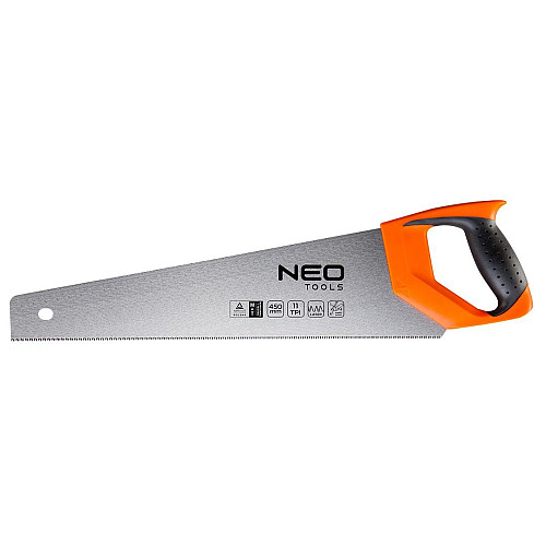 Ножівка по дереву Neo Tools, 450мм, 11TPI