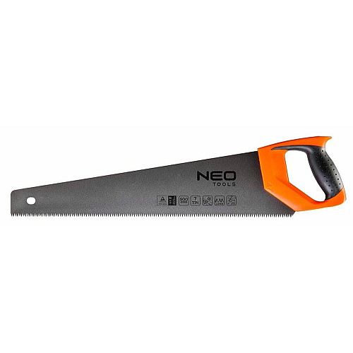 Ножівка по дереву Neo Tools, 500мм, 7TPI, PTFE