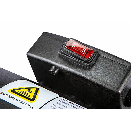 Обігрівач інфрачервоний Neo Tools, 2000Вт, 24м кв, 11.5х46х19см, IP65