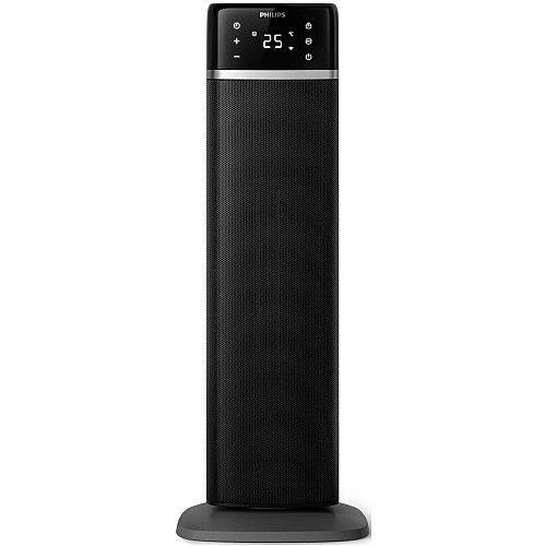 Тепловентилятор Philips 5000 Series, 20м2, 2000Вт, электр. упр-ния, 58 х 19.6 х 21.2см, керамический, дисплей, Wi-Fi, черный