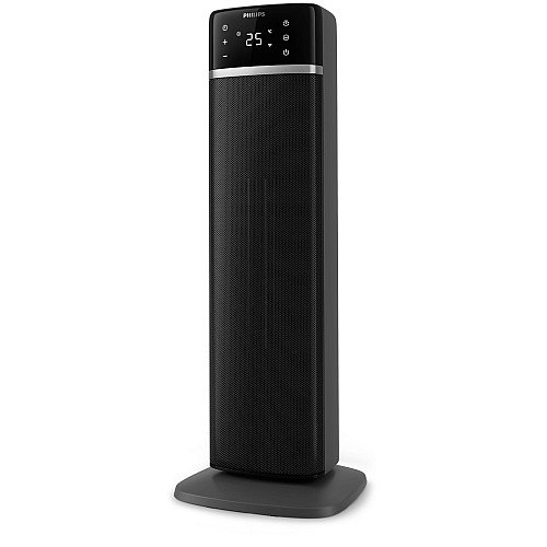 Тепловентилятор Philips 5000 Series, 20м2, 2000Вт, электр. упр-ния, 58 х 19.6 х 21.2см, керамический, дисплей, Wi-Fi, черный