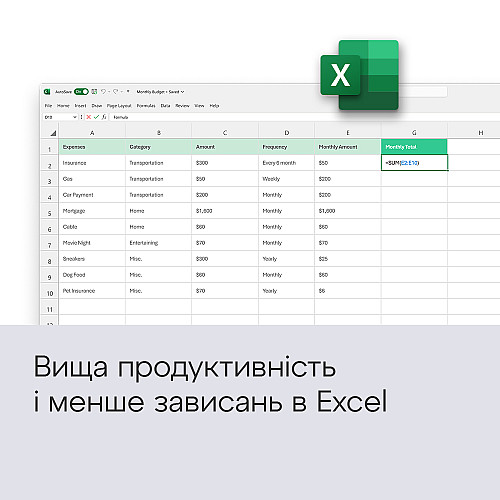 Примірник ПЗ Microsoft Office Home 2024 англ, FPP без носія