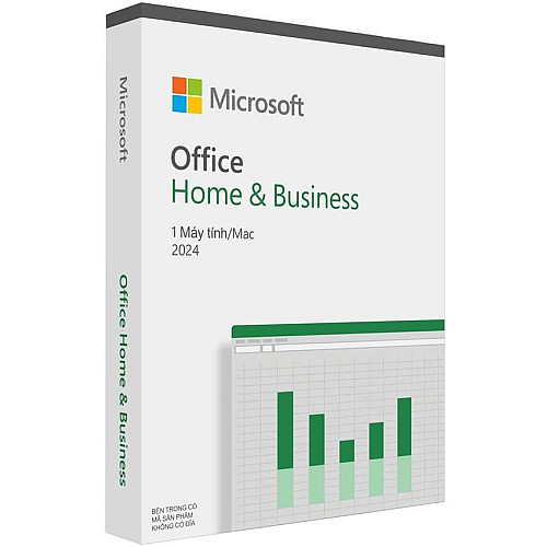 Примірник ПЗ Microsoft Office Home and Business 2024 англ, FPP без носія