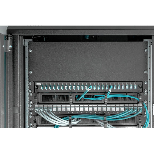 Заглушка DIGITUS 19’’ 2U, колір панелі чорний (RAL 9005)