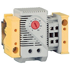 Термостат ZPAS 220V, AC, 6А, розмикаючий, на DIN рейці,  для обігрівача