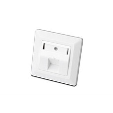 Лицьова панель DIGITUS 1х Keystone 80x80 з заземленням