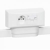 Коробка Legrand Mosaic 4 модулі для каналів DLPlus, глибиною 12.5мм, 16мм, 20мм