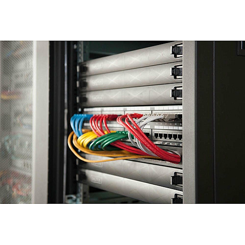 Заглушка DIGITUS 1U snap-in ABS, колір панелі чорний (RAL 9005)