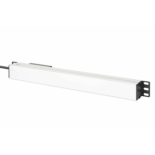 Устройство распределения электропитания DIGITUS 1U, 7xSchuko, 16A, 250V, автомат, вилка Schuko