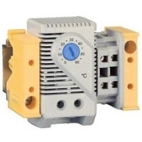Термостат ZPAS 220V, AC, 6А, замикаючий, на DIN рейці,  для вентилятора