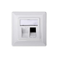 Лицьова панель DIGITUS 2х Keystone 80x80 з заземленням