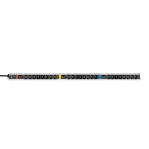 Пристрій розподілу електроживлення DIGITUS 0U, 24xC13, 3xC19, 3x16A, 250V, вилка IEC 60309 3ph