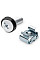 Кріпильний набір DIGITUS M6 Screws&Nuts, 50 pcs., silver