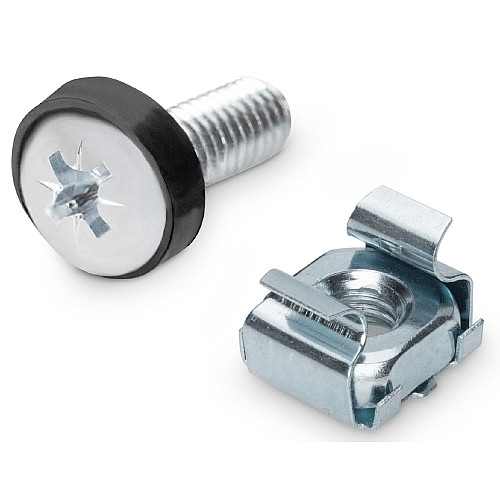 Кріпильний набір DIGITUS M6 Screws&Nuts, 50 pcs., silver