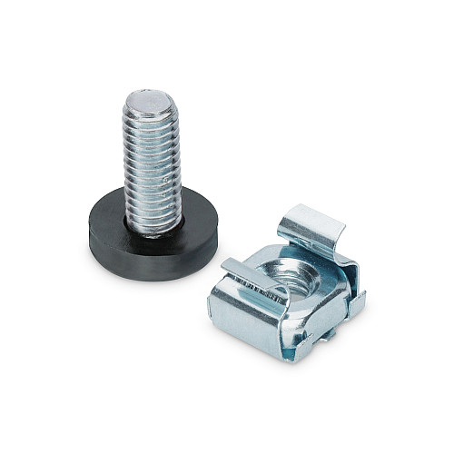Кріпильний набір DIGITUS M6 Screws&Nuts, 50 pcs., silver