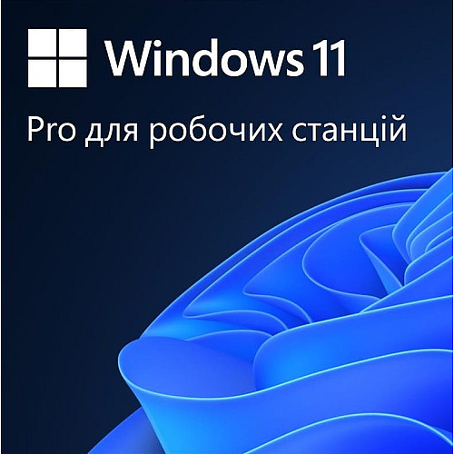 Примірник ПЗ Microsoft Windows 11 Pro для робочих станцій, укр, ОЕМ, на DVD носії