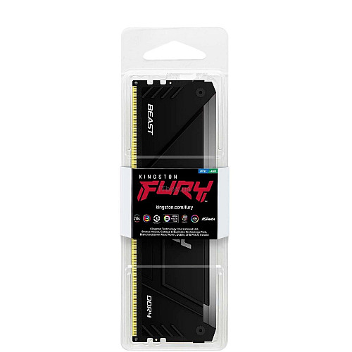 Пам'ять ПК Kingston DDR4 16GB 3200 FURY Beast RGB
