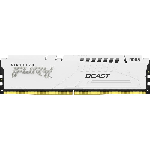 Пам'ять ПК Kingston DDR5  16GB 6000 FURY Beast EXPO Білий