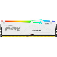 Пам'ять ПК Kingston DDR5 32GB 6000 FURY Beast  RGB EXPO Білий