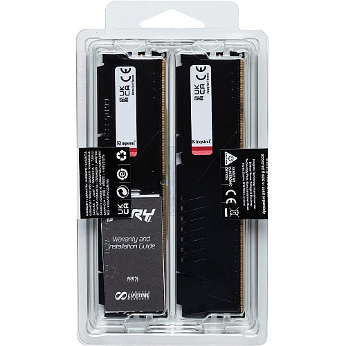 Пам'ять ПК Kingston DDR5 32GB KIT (16GBx2) 5600 FURY Beast  EXPO