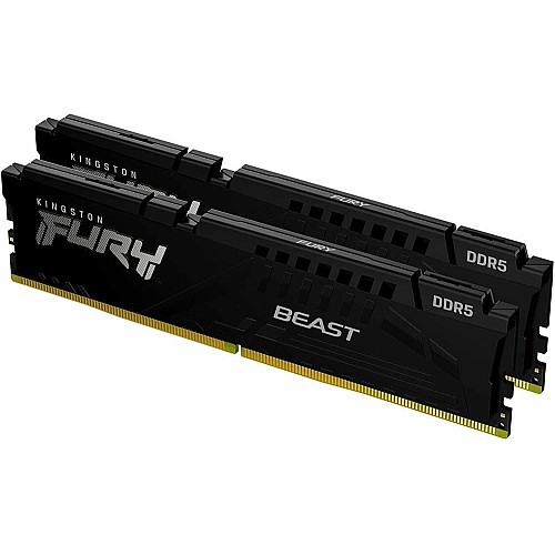 Пам'ять ПК Kingston DDR5 16GB KIT (8GBx2) 5600 FURY Beast