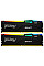 Пам'ять ПК Kingston DDR5 64GB KIT (32GBx2) 5600 FURY Beast RGB XMP