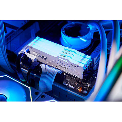 Пам'ять ПК Kingston DDR5 16GB 6000 FURY Beast EXPO Білий