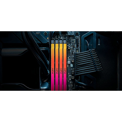 Пам'ять ПК Kingston DDR5 32GB KIT (16GBx2) 6400 FURY Renegade RGB XMP