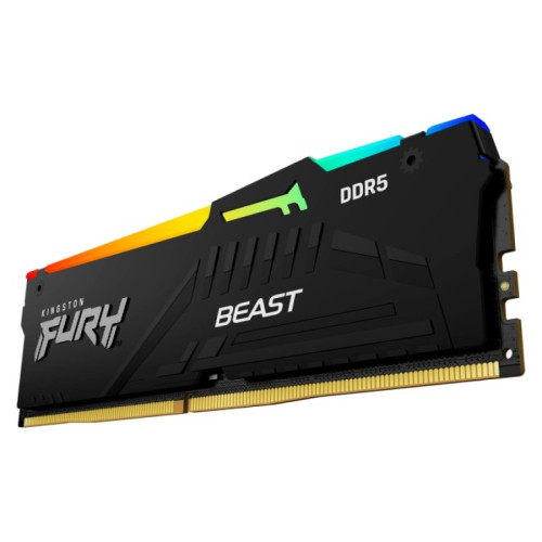 Пам'ять ПК Kingston DDR5  16GB 6400 FURY Beast RGB EXPO