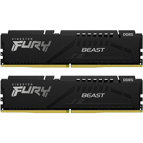 Пам'ять ПК Kingston DDR5 64GB KIT (32GBx2) 5600 FURY Beast