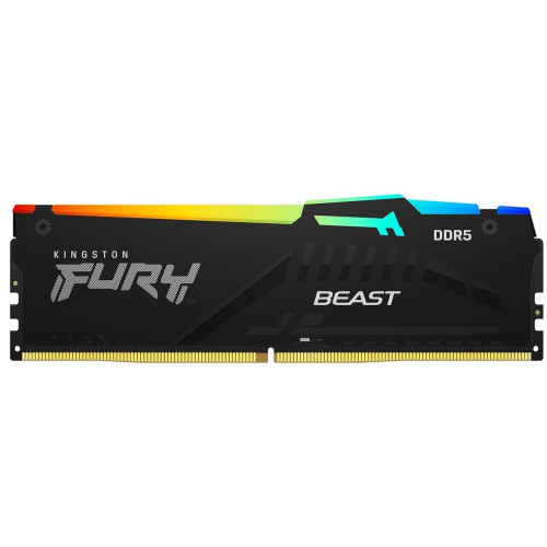 Пам'ять ПК Kingston DDR5  32GB 5200 FURY Beast RGB