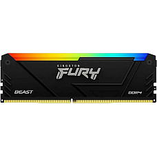 Пам'ять ПК Kingston DDR4 16GB KIT (8GBx2) 3200 FURY Beast RGB