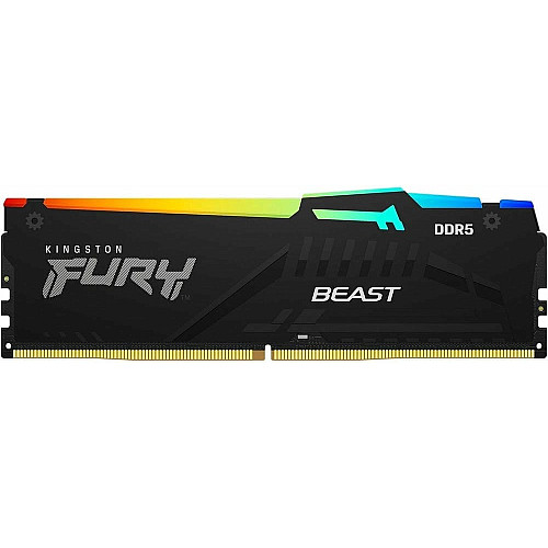 Пам'ять ПК Kingston DDR5 64GB 5600 FURY Beast RGB