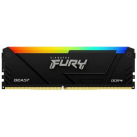 Память ПК Kingston DDR4 16GB 3200 FURY Beast RGB
