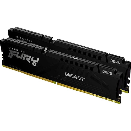 Пам'ять ПК Kingston DDR5 16GB KIT (8GBx2) 5200 FURY Beast
