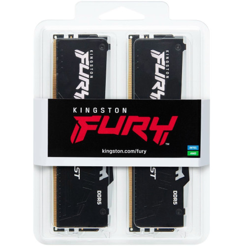 Пам'ять ПК Kingston DDR5  16GB KIT (8GBx2) 5600 FURY Beast RGB EXPO