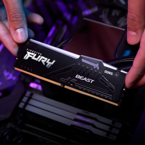 Пам'ять ПК Kingston DDR5  32GB 5200 FURY Beast RGB