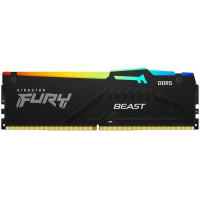 Память ПК Kingston DDR5 16GB 5200 FURY Beast RGB