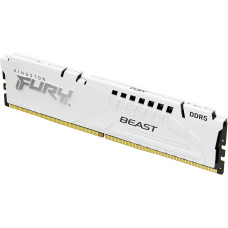 Пам'ять ПК Kingston DDR5 64GB KIT (32GBx2) 5600  FURY Beast Білий