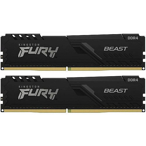 Память ПК Kingston DDR4 32GB KIT (16GBx2) 3200 Fury Beast