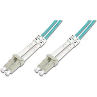 Патч-корд волоконно-оптичний DIGITUS LC/UPC-LC/UPC, 50/125, MM, OM3, duplex, 1м