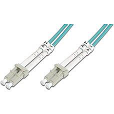 Патч-корд волоконно-оптичний DIGITUS LC/UPC-LC/UPC, 50/125, MM, OM3, duplex, 1м