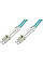 Патч-корд волоконно-оптичний DIGITUS LC/UPC-LC/UPC, 50/125, MM, OM3, duplex, 1м