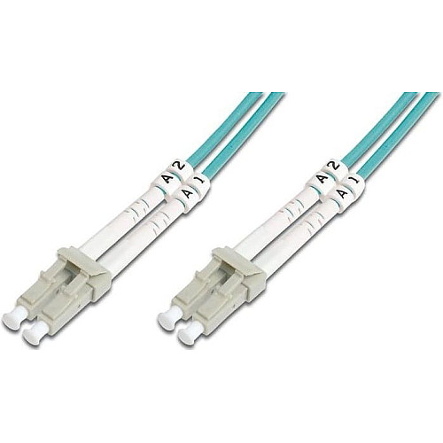 Патч-корд волоконно-оптичний DIGITUS LC/UPC-LC/UPC, 50/125, MM, OM3, duplex, 1м