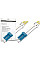 Патч-корд волоконно-оптический DIGITUS LC/UPC-LC/UPC, 9/125, SM, OS2, duplex, 1м