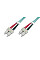 Патч-корд волоконно-оптичний DIGITUS SC/UPC-SC/UPC, 50/125, MM, OM3, duplex, 1м