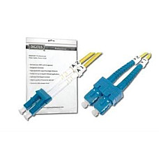 Патч-корд волоконно-оптичний DIGITUS LC/UPC-SC/UPC, 9/125, SM, OS2, duplex, 2м