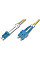 Патч-корд волоконно-оптический DIGITUS LC/UPC-SC/UPC, 9/125, SM, OS2, duplex, 1м