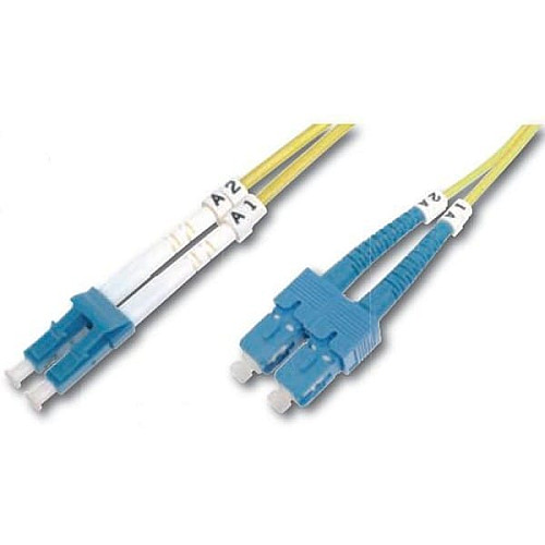 Патч-корд волоконно-оптический DIGITUS LC/UPC-SC/UPC, 9/125, SM, OS2, duplex, 1м
